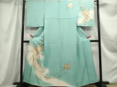 平和屋着物■訪問着　束ね熨斗御所車文　暈し染め　金彩　やまと誂製　正絹　逸品　DABC0732qa