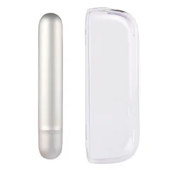 (クリア) iqosイルマ用のカバー 分解デザイン 2パーツ式 ポリカーボネート製 アイコスいるま用のカバーPC透明 MOICUU 2点セット アイコスイルマi互換のクリアハードケース iluma用のケース 対応iqos