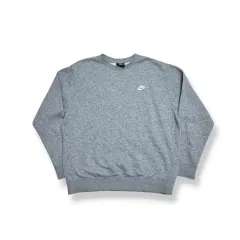 NIKE ナイキ グレー 刺繍 ロゴ スウェット