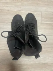 ブラック レースアップ アンクル ブーツ 240mm