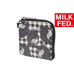 밀크 페드 지갑 MILKFED. STRAWBERRY WALLET 103261054004 milkfed 여성 지갑 브랜드 블랙 블랙 딸기 딸기 카드 케이스 지갑 크리스마스 선물 생일 선물 귀여운 동전 케이스
