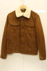 【中古】 ZARA メンズジャケット M ジャケット ZARA M 茶 ブラウン スウェード