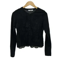 Rene(ルネ) カーディガン サイズ36 S レディース美品  - 黒 長袖/レース