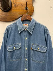 L) 90年代 リーバイス オレンジタブ デニムワークシャツ