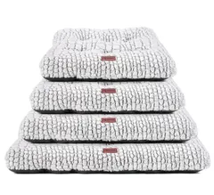 秋冬用(90×60cm 室内用 クッション クッション ケージ 寒さ対策 暖か グレー) ペットマット 犬ベッド 滑り止め ふわふわ マット ベッド 猫 犬 ペット用クッション