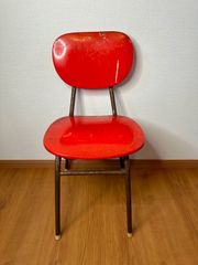 レトロ 折りたたみ椅子 三菱銀行 puppy chair 3点セット - メルカリ