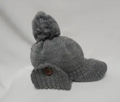 耳あて ポンポン ニット帽 新品