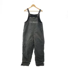 【中古】ヴィンテージﾞU.S.NAVY デッキパンツ サイズS 黒[91]