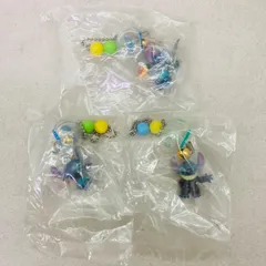 【袋未開封品】【３点セット】リロ&スティッチ スティッチ ちりりんストラップ キーホルダー マスコット チャーム YUJIN 風鈴 グッズ ガチャ ガシャポン Disney キャラグッズ ユージン ディズニー