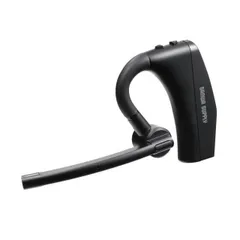 サンワダイレクト Bluetoothヘッドセット 片耳 オープンイヤー デュアルマイク付き ノイズキャンセルマイク 両耳対応 マルチポイント対応 USB-C充電 片耳イヤホン ハンズフリー ワイヤレス 400-BTMH027BK