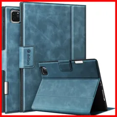 Antbox iPad Pro 12.9 ケース 2022 第6世代 iPad Pro 12.9 第5/4/3世代(2021/2020/2018) 兼用 Upgraded ソフトPUレザー製 全面保護 Pencil 2 収納/ペアリングとワイヤレス充電対応 ひ