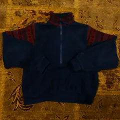 [90s MADE IN USA] EMS Vintage Fleece Jacket S (Fits L) - Sunset Logo Old Tag