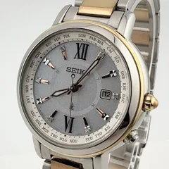 SEIKO 1B25-0AV0 セイコー LUKIA ルキア　レディース　腕時計 稼働品 電波ソーラー 受信確認済み　保存箱あり【W31】