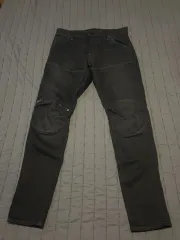 ジースター ロウ ブラック スキニー ジーン デニム ジッパー