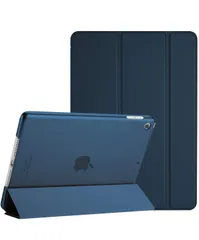 10.2 iPad 対応 iPad スタンド 軽量 - 半透明バックカバー 2019) 2020 (2021 ネイビー ケース 9/8/7 ProCase