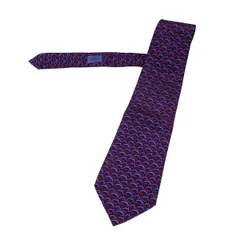 GUCCI(グッチ) ネクタイ メンズ ボルドー×ブルー シルク