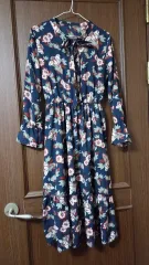 花柄ワンピース