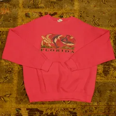 [90s MADE IN USA] Vintage Walt Disney World Sweatshirt XL - Florida Animal Print