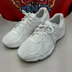 アシックス 白 メッシュ スニーカー 275mm