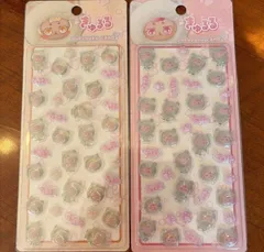 正規品　二枚セット　きゅるる　 ぷくぷくキャンディシール