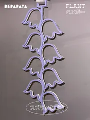 Repapaya｜『マイ森』Plant ハンガー 45サイズケージ対応 （マグネット付き）｜爬虫類レイアウト・登り枝・樹上性レプタイル用