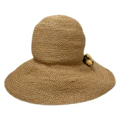 HELEN KAMINSKI(ヘレンカミンスキー) ハット ONE SIZE - ベージュ フラワー(花)/ストローハット コットン