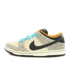 ナイキ エスビー NIKE SB ダンクロープロエレクトリックサファリファントムアンドブラック Dunk Low Pro Electric Safari Phantom and Black スニーカー シューズ スエード 保存箱 ショッパー付き US8.5 2