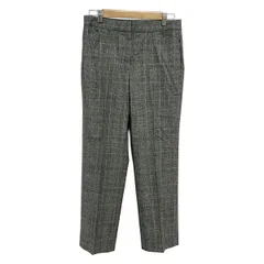 theory luxe(セオリーリュクス) パンツ サイズ038 M レディース美品  - 黒×ライトグレー フルレングス/チェック柄