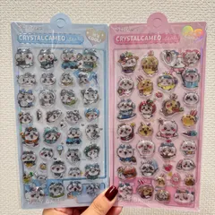 最新作 ちいかわ キャラクター ぷっくり立体シール 硬めタイプ 2枚セット A