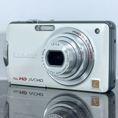 【美品】Panasonic LUMIX DMC-FX700 ホワイト コンデジ デジカメ フルHD動画 タッチパネル 高速連写 動作確認済み