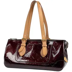 ルイ・ヴィトン Louis Vuitton ローズウッド アヴェニュー ハンドバッグ エナメル パテント ショルダーバッグ モノグラムヴェルニ アマラント M93510 レディース 【中古】