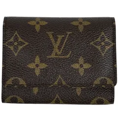 ルイ・ヴィトン Louis Vuitton アンヴェロップ カルト ドゥ ヴィジット カード入れ 名刺ケース カードケース モノグラム ブラウン M62920 レディース 【中古】