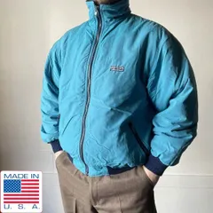 80s USA製 Eddie Bauer ウォームアップ ジャケット メンズM程度 W-L ティール エディーバウアー アメリカ製 ビンテージ D153-18-0035ZV