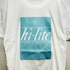 新品 タバコ ハイライト hi-lite 銘柄 Tシャツ Lサイズ ホワイト メンズ レディース ユニセックス マルボロ セブンスター 喫煙 ストリート 昭和 半袖 夏服 夏物 ビッグプリント スモーキング y2k おしゃれ 爽やか 古着 ユーズドのサムネイル