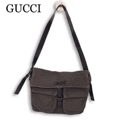 GUCCI グッチ 101651 001013 GG柄★ GGキャンバス ショルダー バッグ Sz.F　メンズ イタリア製★