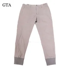 GTA ジーティーアー 【GIORGIO】 IL PANTALONE 通年 ストレッチ スリム ジョガー パンツ Sz.44　メンズ グレーのサムネイル