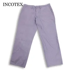 INCOTEX インコテックス 通年 コットン ツイル★ チノ スラックス パンツ Sz.50　メンズのサムネイル