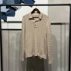 (110) TOPTEN10 トップテン10 カジュアル ケーブル編み ケーブル ケーブル編み PK カラ ニット