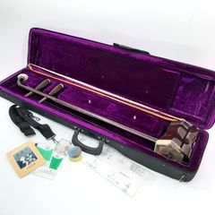 二胡 セット ケース付き 蛇皮 弓・松脂・登録証付き - メルカリ