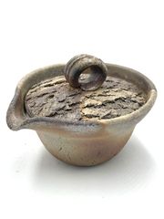 圧倒的可愛さ】備前焼 宝瓶 浮田曙 煎茶器 茶道具 景色 - メルカリ