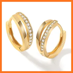 【新品】 DAZZARRYフープピアス レディース 人気 小粒 両耳 11連 シルバー 925 リングピアス ジルコニア 金属アレルギー対応 アクセサリー プレゼント 1