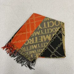 実寸確認 METROCITY タッセル マフラー ショール 0130M2