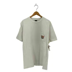 ユーズドフルギ USED古着 {{ONLYNY}} 胸ポケット  クルーネック プリント 半袖Tシャツ カットソー メンズ JPN：M 