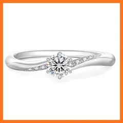 【新品】 KRKC&CO モアッサナイト 婚約指輪 プロポーズリング: 0.3/0.5カラット 人工ダイヤモンド スターリングシルバー レディースゆびわ エンゲージリング ホワイトゴールドメッキ 金属アレルギー対応 人気 (ギンガ-0.3ct, 14号) 0