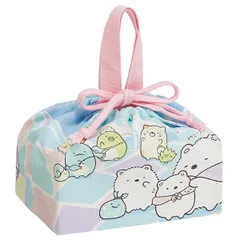 すみっコぐらし ランチ巾着 ランチバッグ 弁当袋 巾着袋 しろくまのふるさと 子供 子ども キッズ キャラクター スケーター