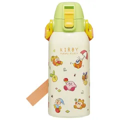 星のカービィ 水筒 ステンレスボトル 600ml ショルダーベルト付 ダイレクト ピクニック 子供 子ども キッズ キャラクター スケーター