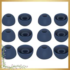 A-Pcas イヤーピース An-ker Sound-core P40i イヤホン用 イヤーチップ シリコン製 6ペア ネイビー 713Navy 0