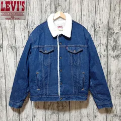 【size 46L】91年 USA製 Levi's 71608-0216 デニムボアジャケット Gジャン