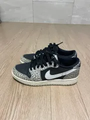 ナイキ エア ジョーダン 1 ロー ブラック セメント 235mm