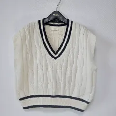 春 秋 冬 ニット ベスト